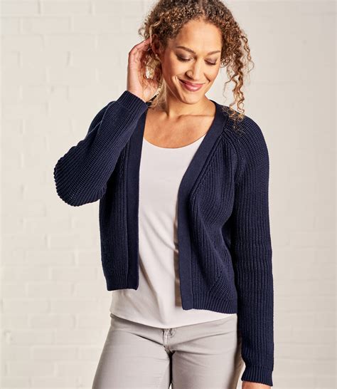 ladies navy cardigan size 22.